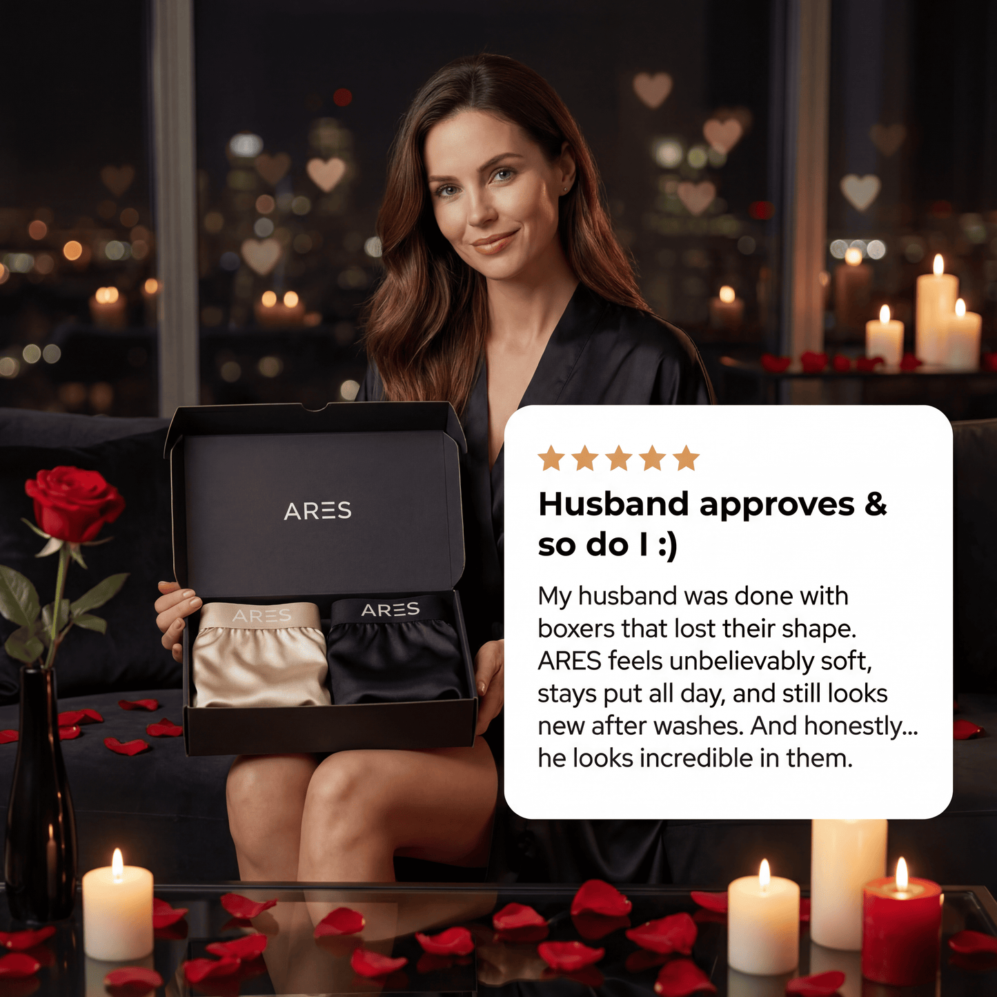 Bóxer de seda de primera calidad | Comodidad todo el día