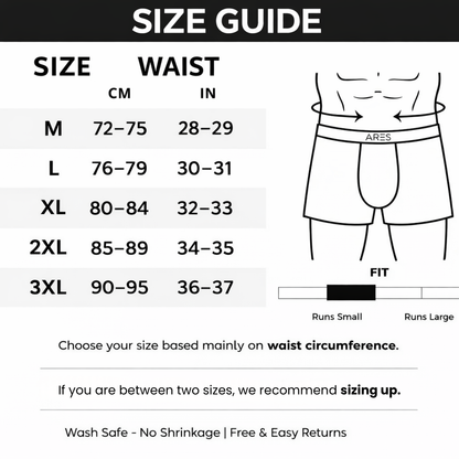 Calzoncillos de seda de primera calidad | Comodidad todo el día