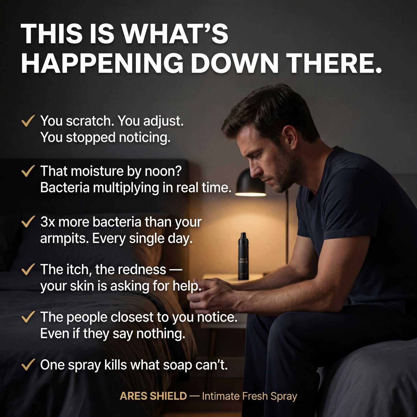 Ares Shield - Spray Íntimo Refrescante